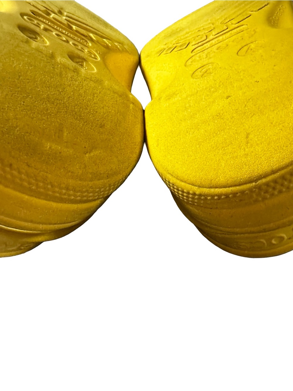 Crocs Kids J2 Classic Clog Yellow Big Kids Shoe Charms Casual Slip On - Picture 4 of 10